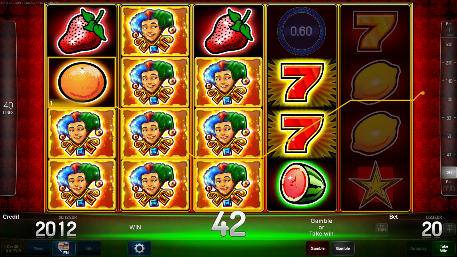 Mega Joker - Gu&iacute;a para Per&uacute;